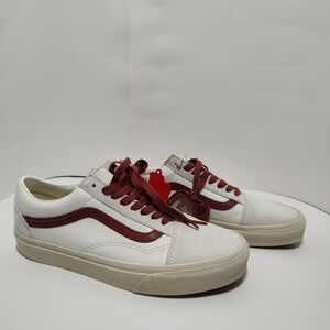 Vans Old Skool Vintage Pop Marshmallow Red Size US 8 Men New Sneakers